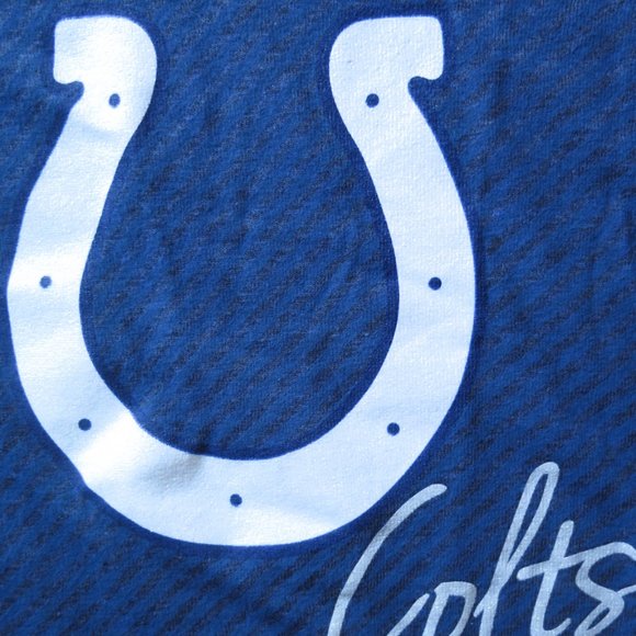 Indianapolis Colts NFL V-Neck Blue SS Tee NEW! 🏈 - Picture 1 of 7